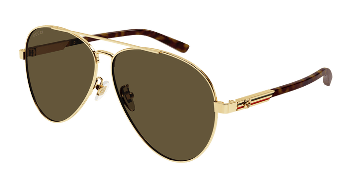 Gucci GG1288SA Gold Aviator Sunglasses