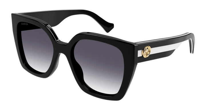 Gafas de sol cuadradas Gucci GG1300S en negro blanco