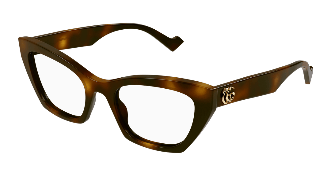 Gucci GG1334O Cat Eye Frames in Havana Brown