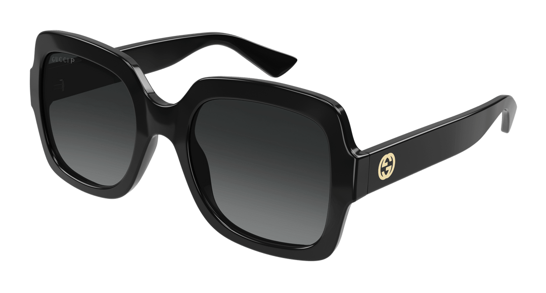 Gucci GG1337S Polarized Black Square Sunglasses