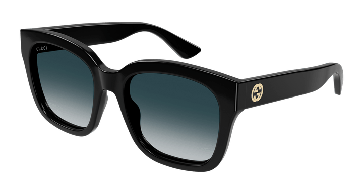 Gafas de sol Gucci GG1338SK con montura gruesa en negro polarizado
