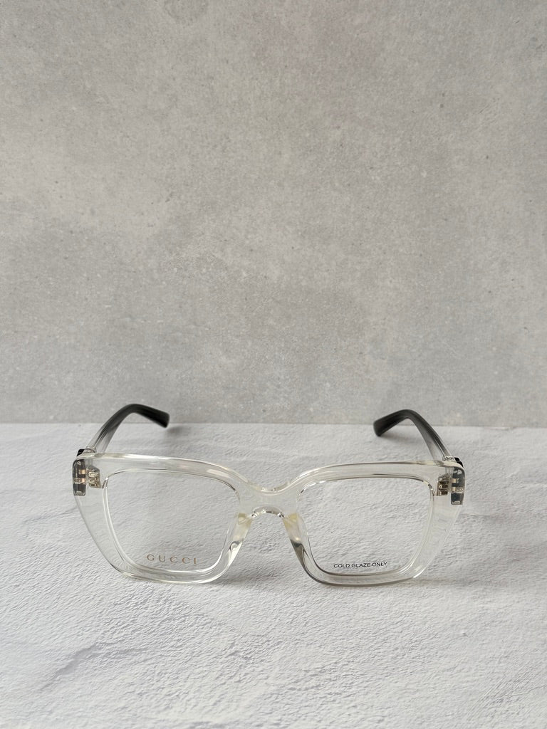 Gucci GG2028O Cat Eye Eyeglasses Frames in Transparent Clear