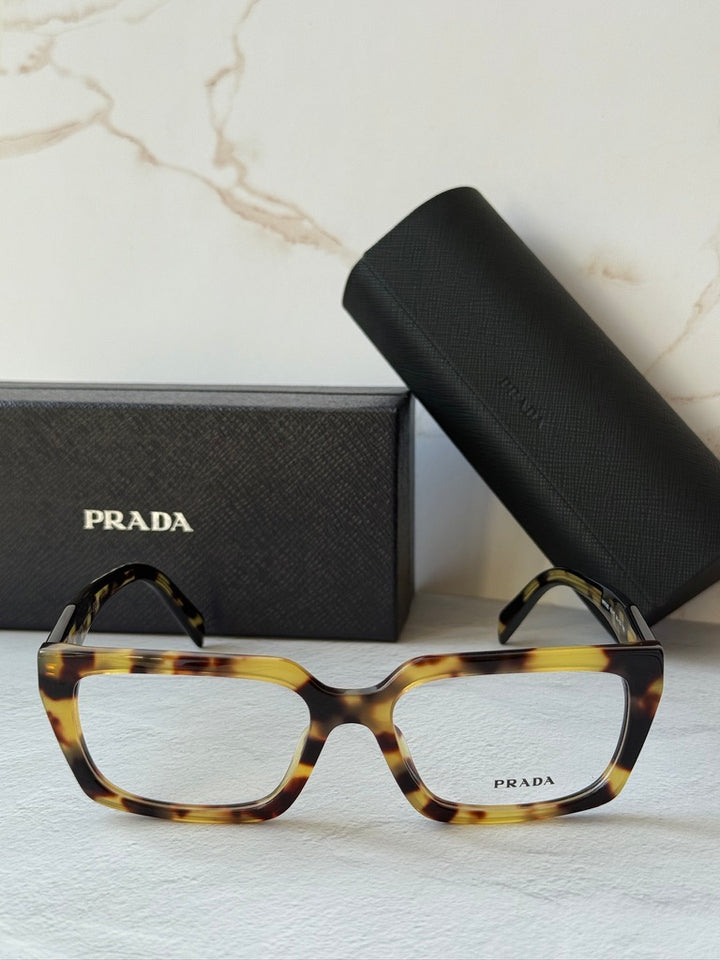 Prada PR D05V Rectangular Eyeglasses Frames in Tortoise