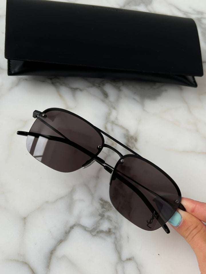 Saint Laurent SL309M Sunglasses in Black