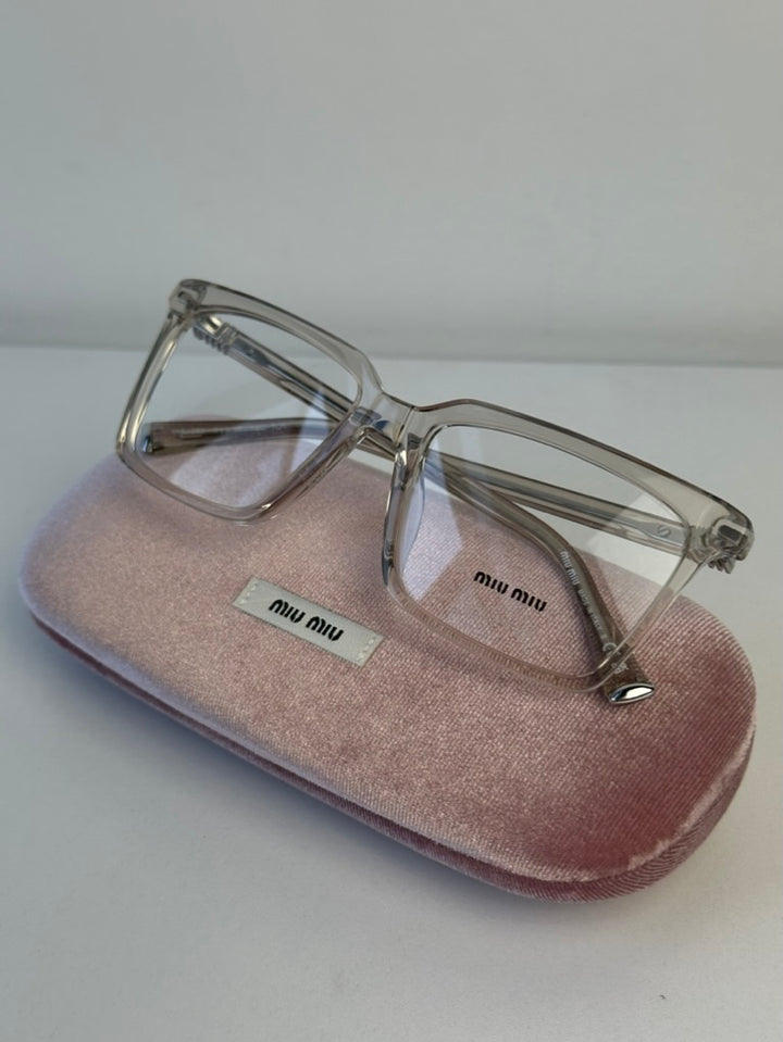 Miu Miu MU08XV Hemp Transparent Frames