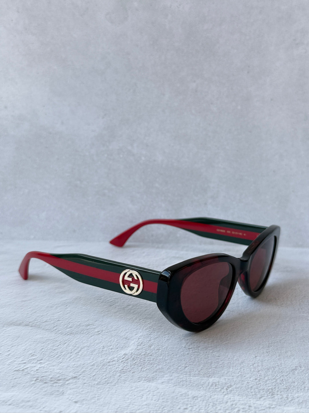 Gucci GG1862S Cat Eye Sunglasses in Havana Striped