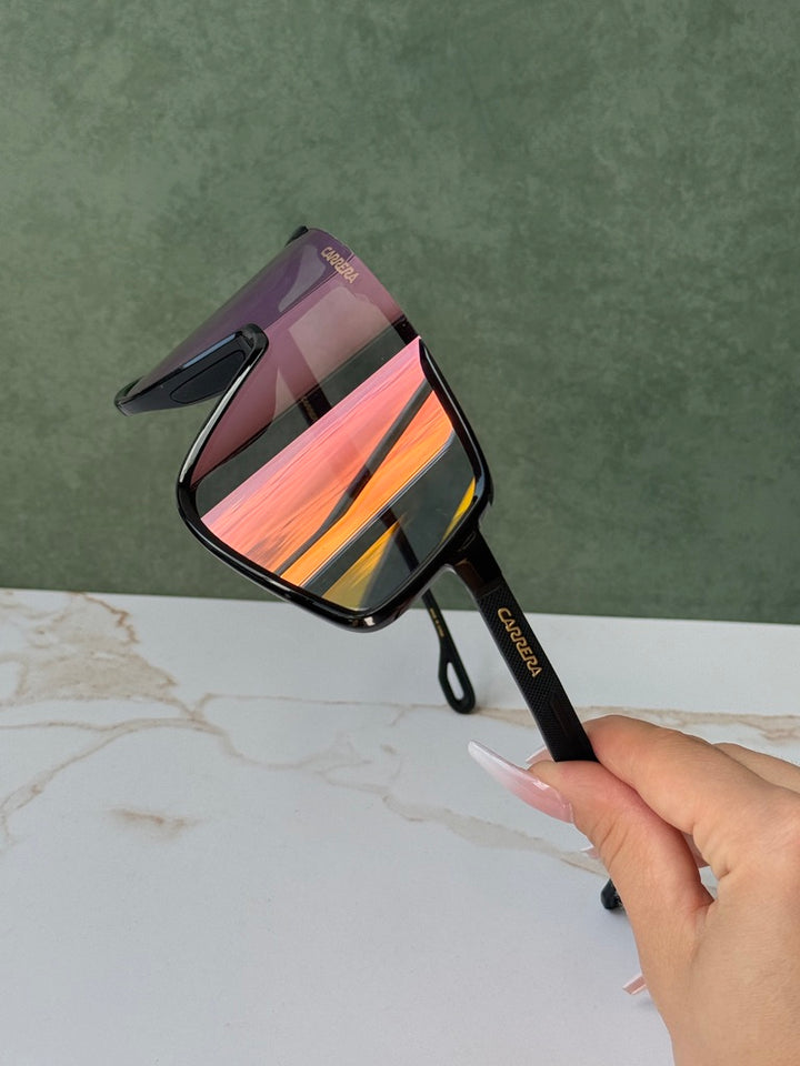 Gafas de Sol Carrera 1001/S Aviator en Polarizado Negro Rojo