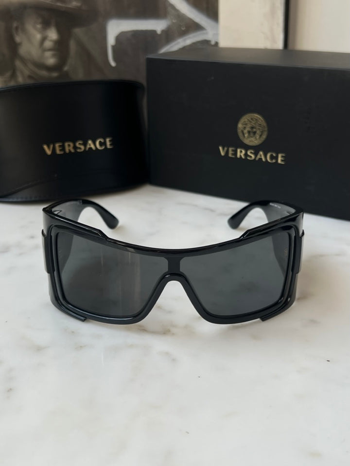 Versace VE4451 Maxi Medusa Sunglasses in Black