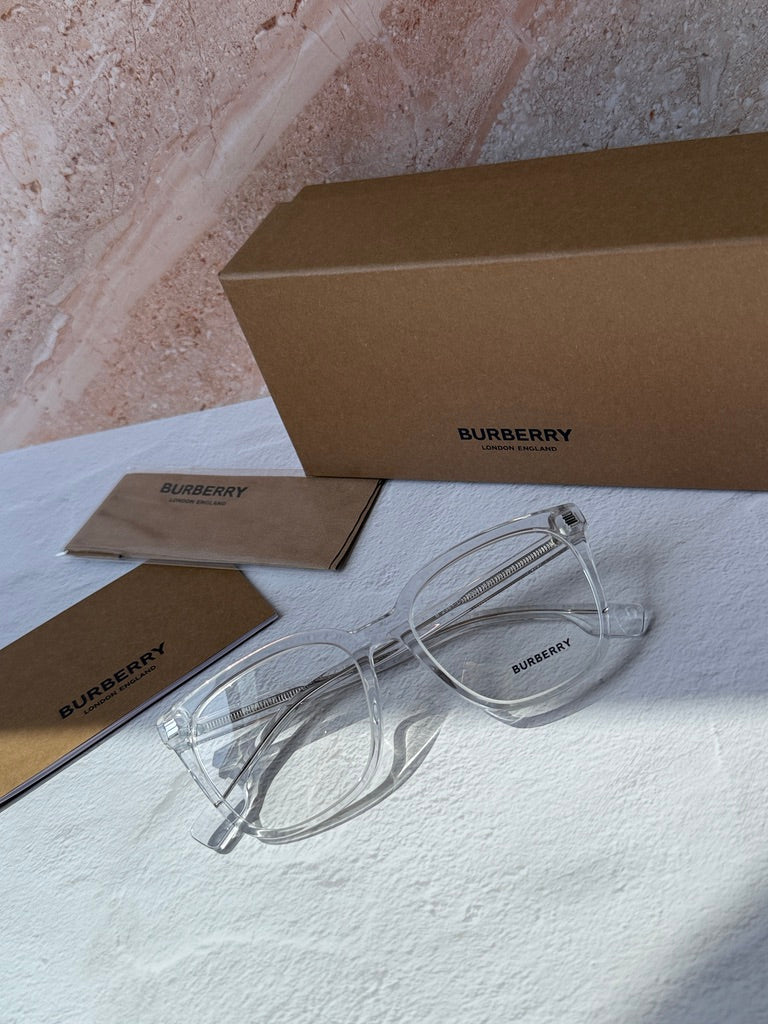 Burberry BE1378D Marcos cuadrados de metal dorado Quincy
