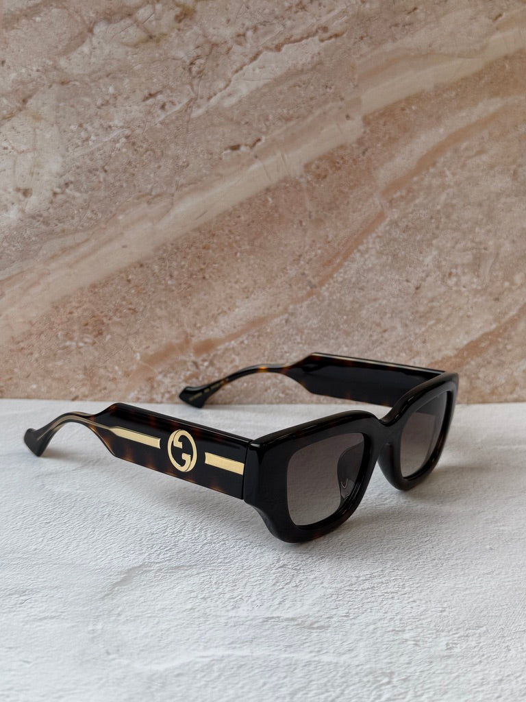 Gafas de sol con máscara de lente rosa Gucci GG1436S