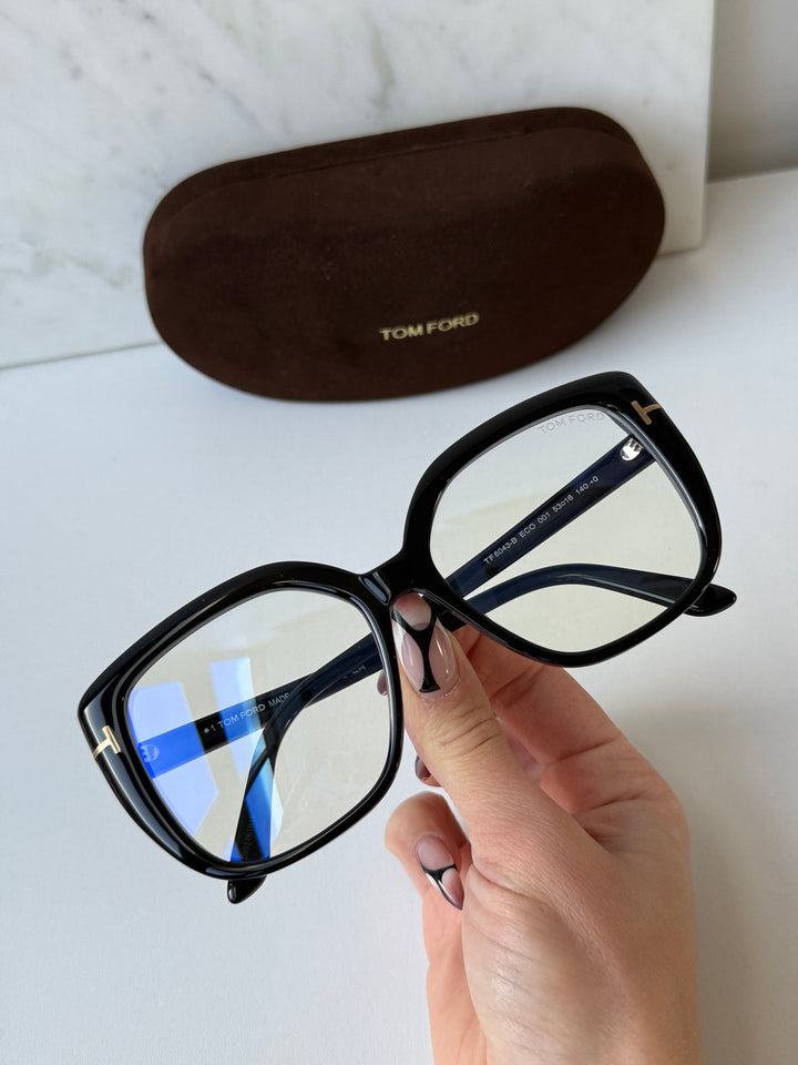Tom Ford FT6043-B Black Oversized Bluelight Frames