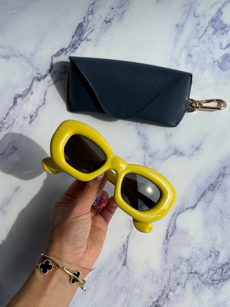 Loewe LW40117I Inflated Sunglasses in Yellow