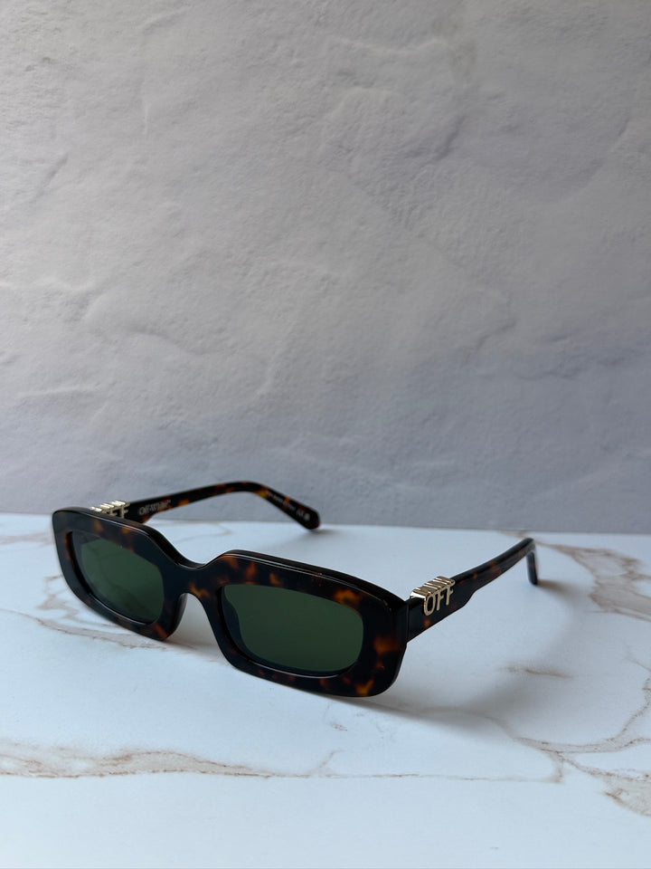 Off White Renton Sunglasses in Havana Brown