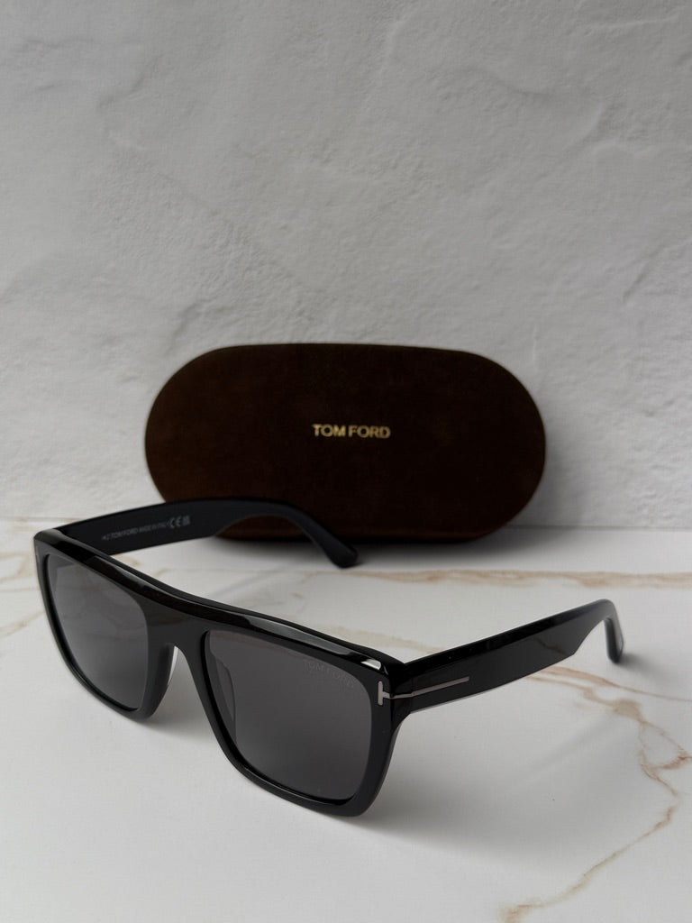 Tom Ford Alberto FT1077-N Black Polarized Sunglasses