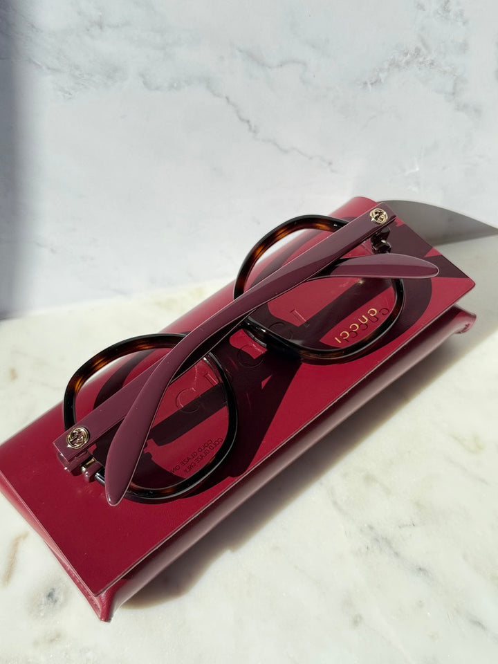 Gucci GG0973O Marcos de metal plateado