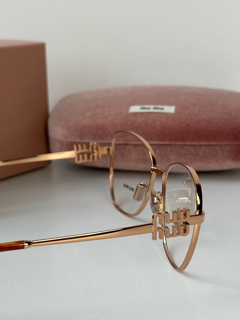 Miu Miu MU50XV Rose Gold Cat Eye Frames