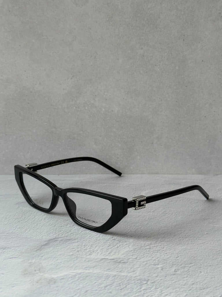 Gafas de sol negras con mariposa y logo Marmont de Gucci GG0765SA
