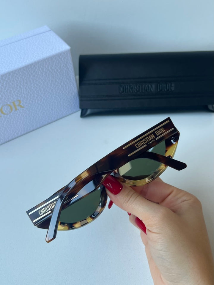 Dior Signature B5I Cat Eye Sunglasses in Brown