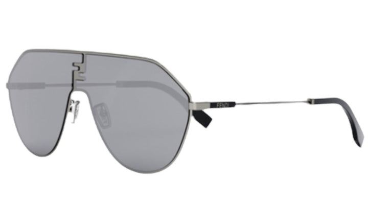 Fendi FE40080U Match Shield Sunglasses in Mirror Silver