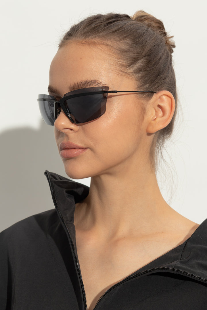 Valentino V-Lure Black Mask Sunglasses