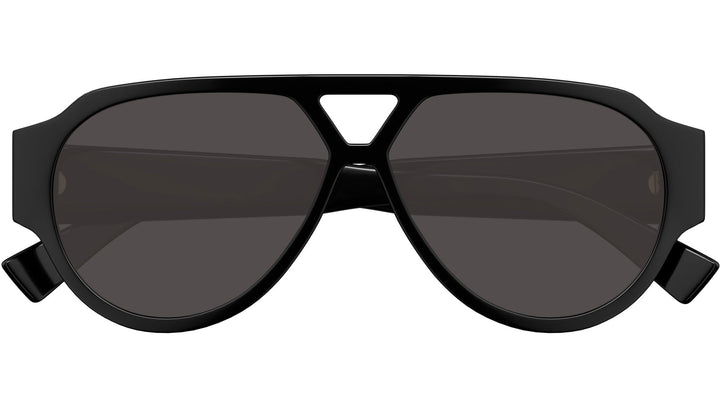 Bottega Veneta BV1318S Aviator Sunglasses in Black