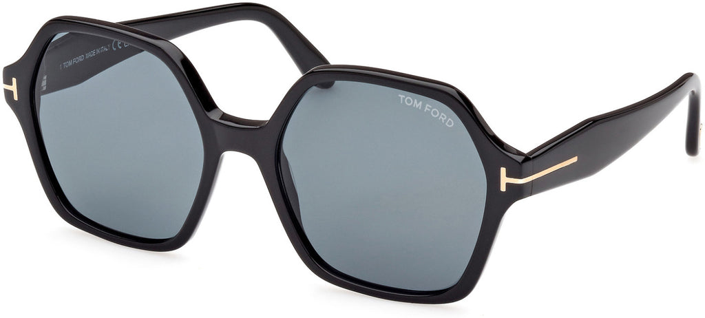 Tom Ford Romy FT1032 Sunglasses in Black Blue Lens  display picture 1