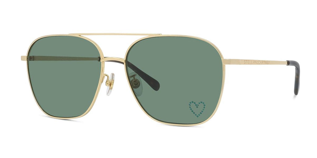 Stella McCartney SC40038U Heart Aviator Sunglasses – Designer Daydream