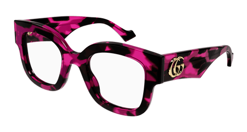 Gucci グッチ　限定　黒ピンク色オルゴール　バタフライ　手巻き　ヴィンテージ Gucci GG1423O Thick Rim Frames in Black Pink | Designer Daydream