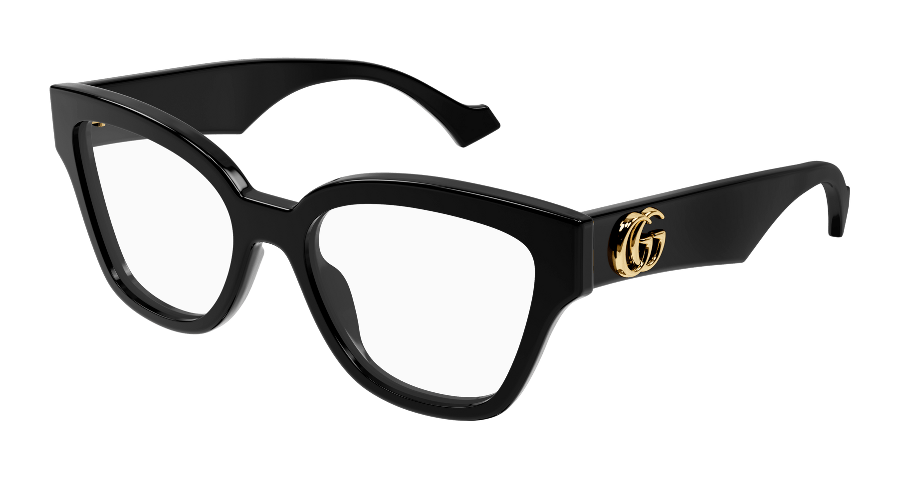 Gucci black online cat eye glasses
