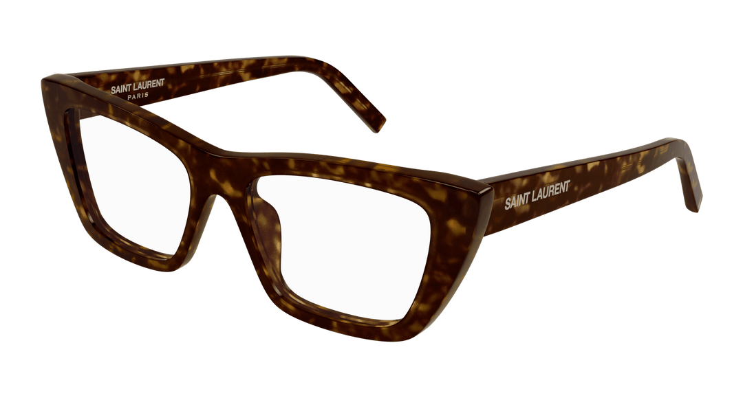 Saint Laurent SL276 Mica Cat Eye Eyeglasses Frames in Brown
