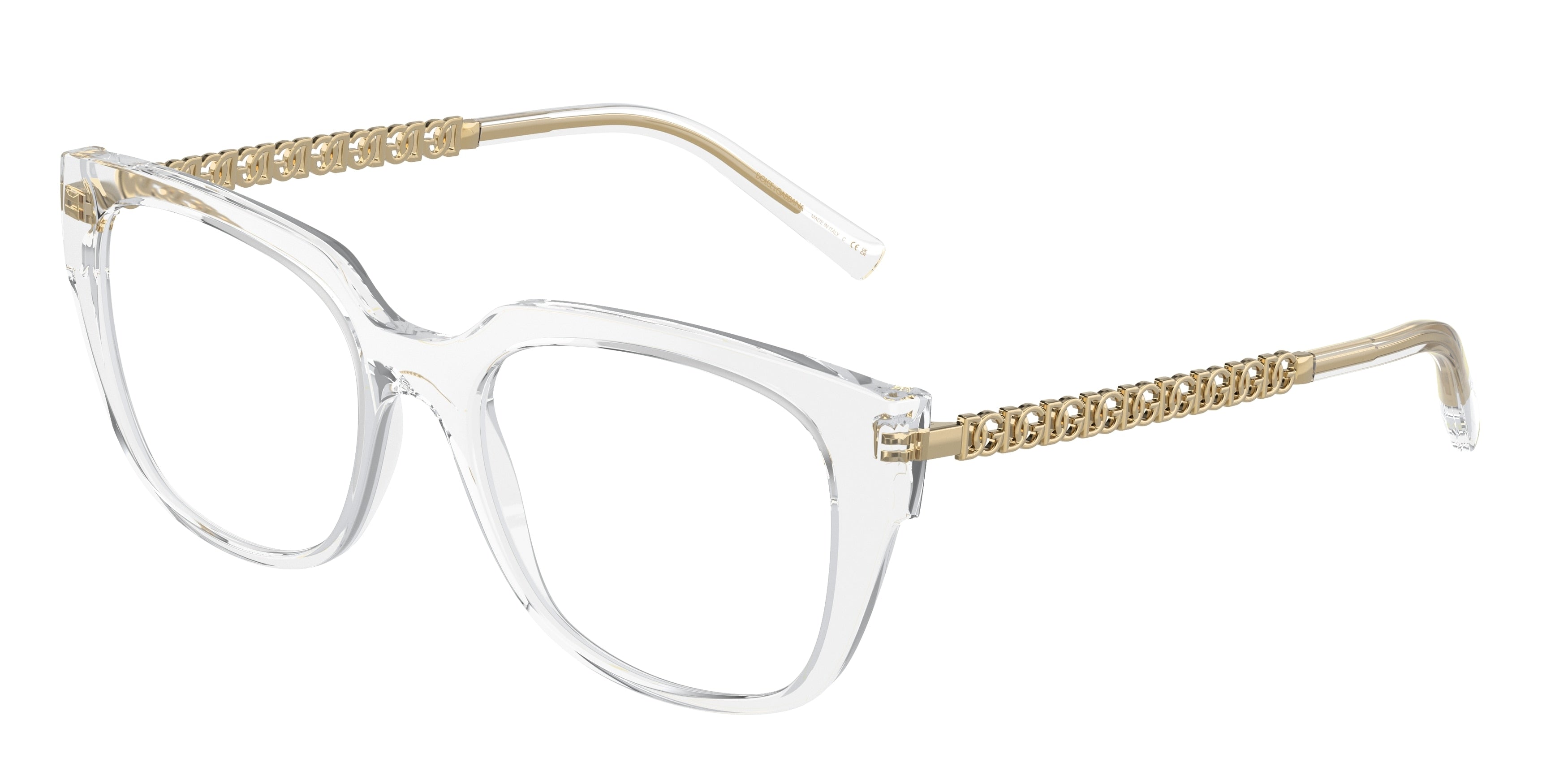 Dolce and shop gabbana clear frames