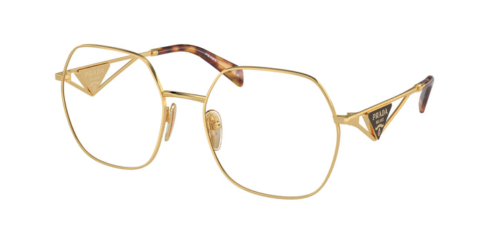 Prada PR59ZV Eyeglasses Frames in Gold Black