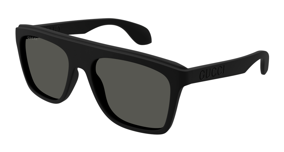 Gucci GG1570S Flat Top Sunglasses in Black