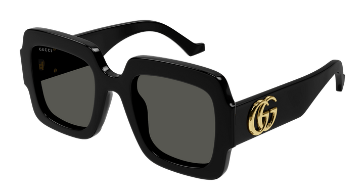 Gucci GG1547S Thick Rim Square Sunglasses in Black