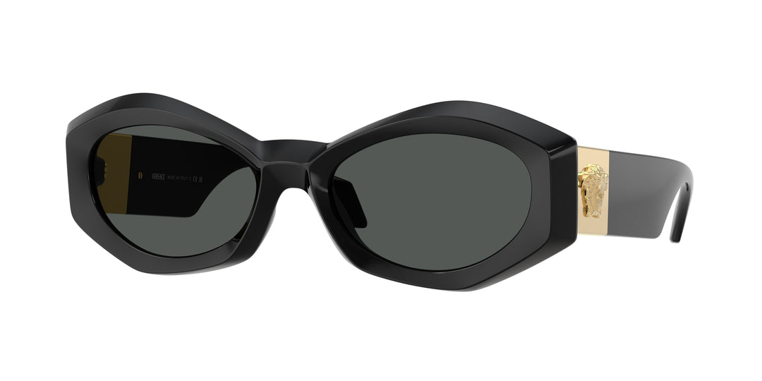Versace VE4466 Black Cat Eye Sunglasses