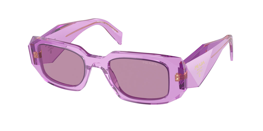 Prada PR17WS Sunglasses in Transparent Amethyst