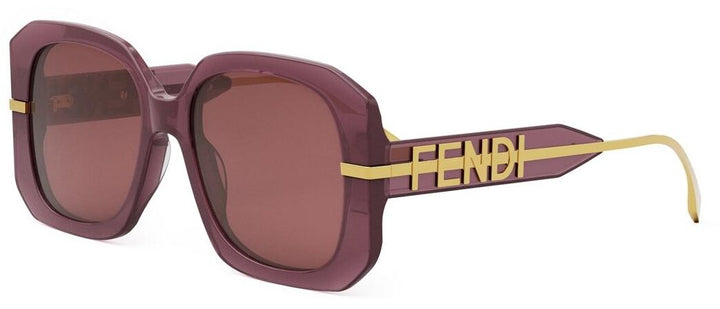 Fendi FE40065F Fendigraphy Burgundy Sunglasses