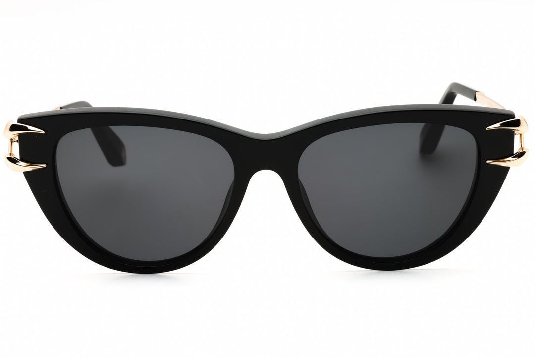 Gafas de sol ovaladas de pierna baja en negro Gucci GG1235S