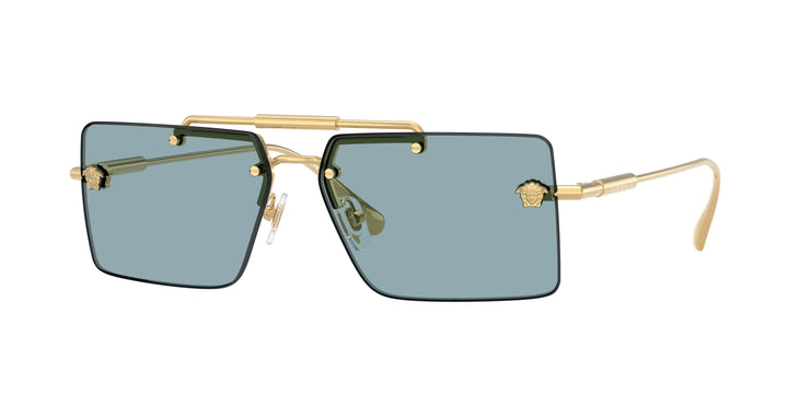 Versace VE2245 Blue Square Medusa Sunglasses