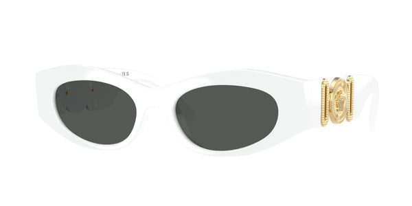 Versace VE4480U Cat Eye Sunglasses in White | Designer Daydream