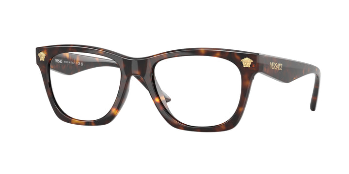 Versace VE3363U Eyeglass Frames in Havana Brown