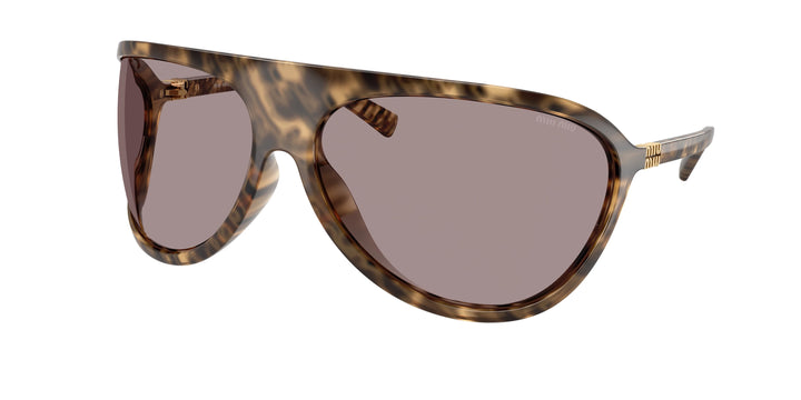 Miu Miu MU A01S Havana Light Purple Sunglasses