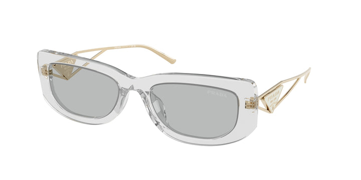 Prada PR14YS Slim Sunglasses in Transparent Clear