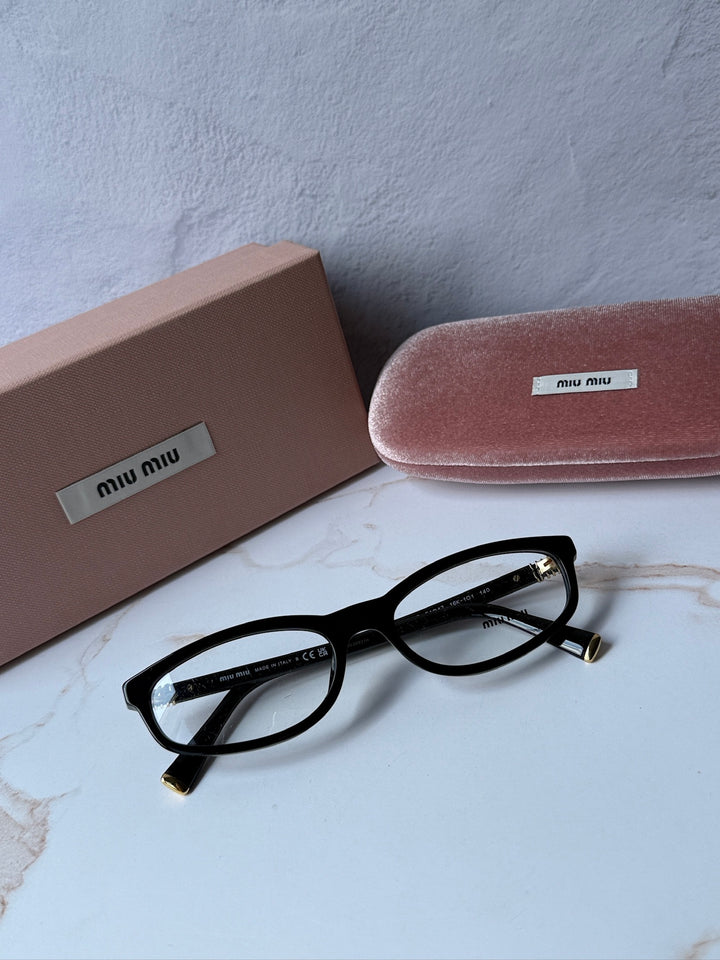 Miu Miu MU01ZV Black Cat Eye Frames