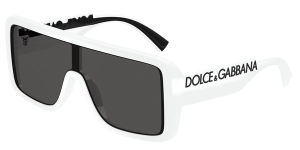 NEW Dolce & Gabbana DG6204 White Logo Oversized Sunglasses Dolce & Gabbana DG6204 Sunglasses | LensCrafters main image 3