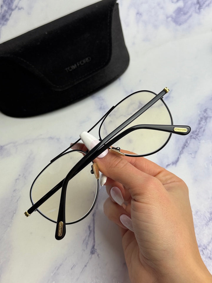 Tom Ford FT5768-B Marcos de luz azul marrón