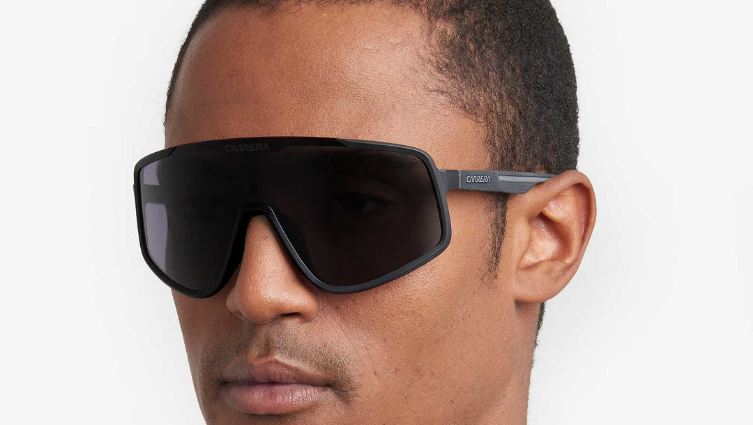 Carrera 4017/S Mask Shield Sunglasses in Black