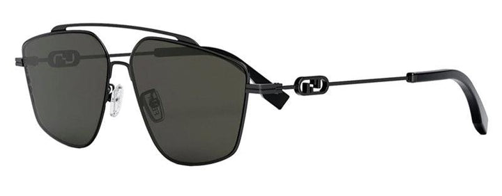 Fendi FE40079U O'Lock Aviator Sunglasses in Black