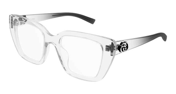 Gucci GG2028O Cat Eye Eyeglasses Frames in Transparent Clear