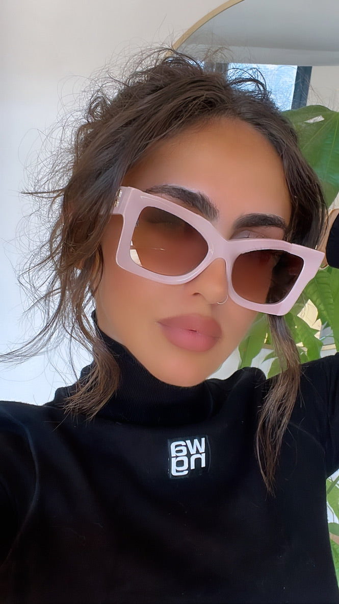 Miu miu 2024 pink sunglasses